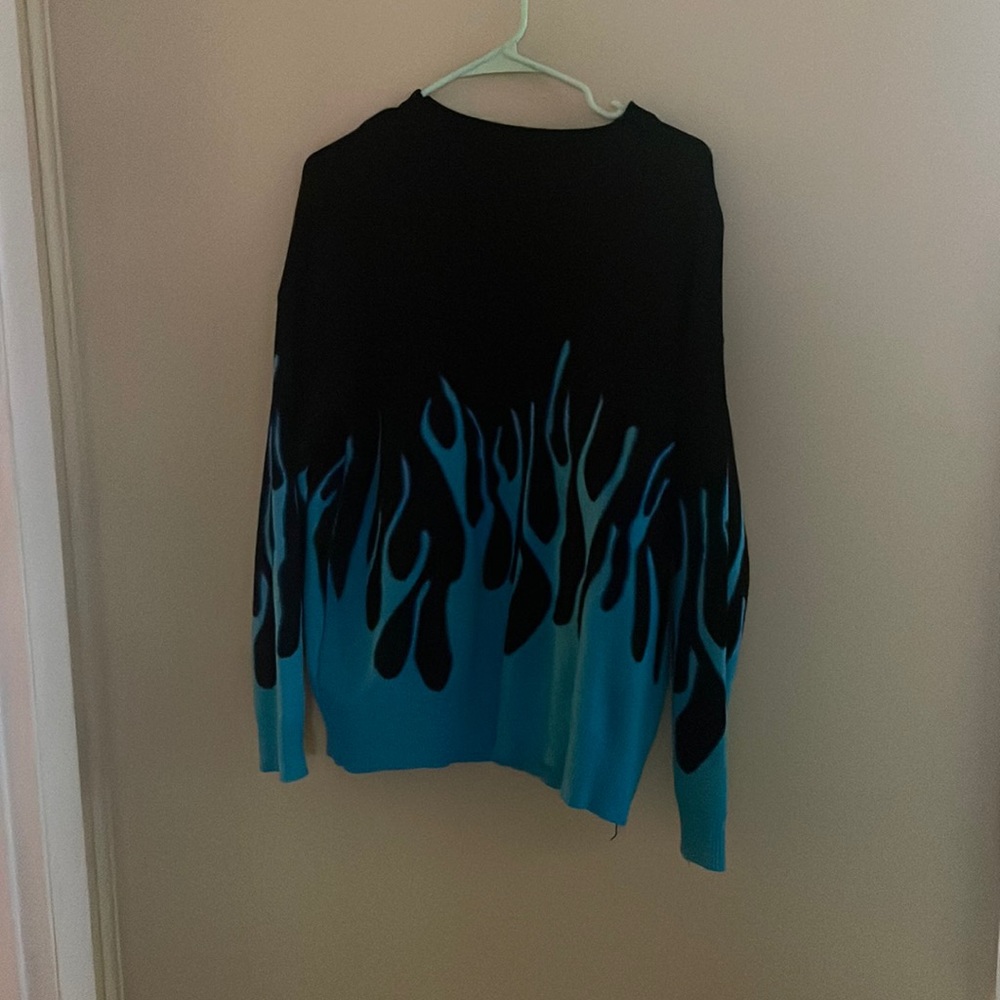 Amazon blue flame sweater